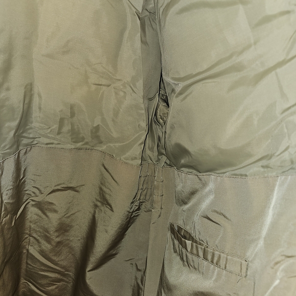 Eddie Bauer Blizzard Proof Tan Puffer Jacket with Faux Fur Collar 1962 - Picture 6 of 13